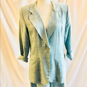 Vintage Two-piece Shirt Suit Set